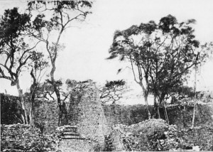 interno delle rovine di GrandeZimbabwe