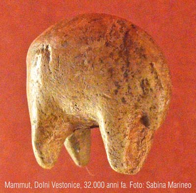 mammut, Dolni Vestonice, Repubblica Ceca. 32.000 anni fa. foto - sabina marineo